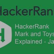HackerRank Mark And Toys Explained Java
