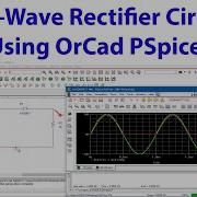 Half Wave Rectifier Circuit Using PSpice Simulation