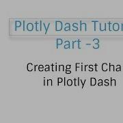Creating First Chart In Plotly Dash Plotly Dash Tutorial Part 3