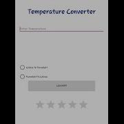 Simple Temperature Converter