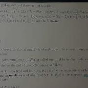 Greatest Common Divisor Of Two Polynomials Over A Field