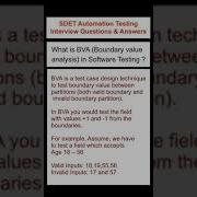 SOFTWARE TESTING ISTQB What Is BVA Boundary Value Analysis In Software Testing
