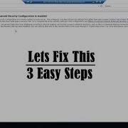 How To Disable Internet Explorer Enhanced Security Configuration Is Enabled AWS Windows Server