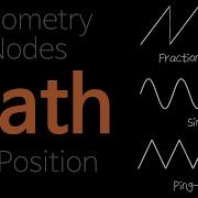 Visualization For Each Mode Of Math Node With Set Position Node Geometrh Nodes Blender