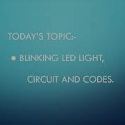 Arduino 1 Led Blink Circuit And Codes