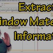 Mastering Data Tags Extracting Window Material Information Vectorworks