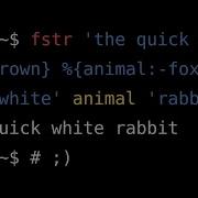 Bash Scripting Fstr Like Printf But With Named Placeholders And More