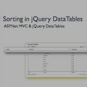 5 Sorting In Jquery Datatables With ASP Net MVC