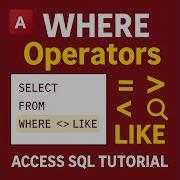 Microsoft Access SQL Operators Explained NOT BETWEEN IN NULL