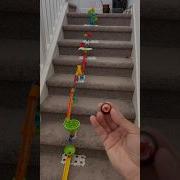 EPIC Marble Run Down Our ENTIRE STAIRCASE VTech Marble Rush Ultimate Build