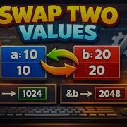 104 Swapping Two Values Using Call By Reference In C Easy Program Explanation