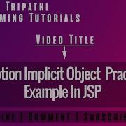Exception Handling In JSP Part 15 Exception Implicit Object ErrorPage