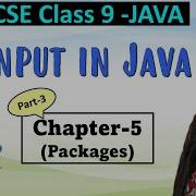 Packages In Java Chapter 5 Input In Java ICSE Computer Application With BlueJ