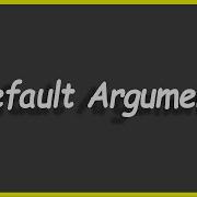 Python Programs 94 Default Arguments