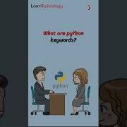 Python Keywords Python Interview Preparation New Series 5 Pythontutorial