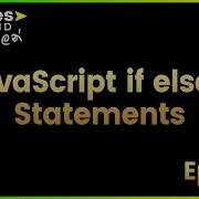 JavaScript If Else If Statements Creating Conditions In Sinhala