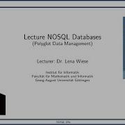 NoSQL Databases VII Polyglot Data Management