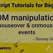 26 MouseOver MouseOut Event In JavaScript JavaScript Programming Tutorials For Beginners