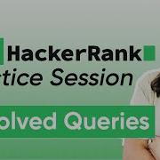 SQL HackerRank Practice Session Solved SQL Questions