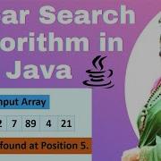 Linear Search Algorithm With Example In Java Linear Search In Java Data Structures