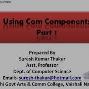 Using Com Components In Visual Basic