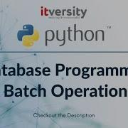 Mastering Python Database Programming Batch Operations 05 Preparing Database