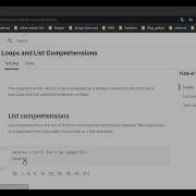 Loops And List Comprehensions Python