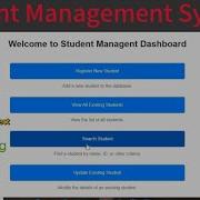 Student Management System Java Full Stack Project KodNest Dream Factory 2024