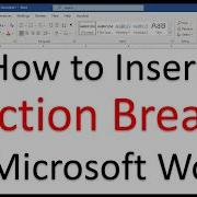 How To Insert Section Breaks In Microsoft Word PC Mac