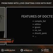 Как работают Doctests Гийом Гомес на конференции Rust в Париже 2025