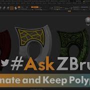AskZBrush How To Keep Polypaint When Using Decimation Master