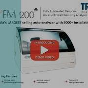EM 200 Fully Automated Clinical Chemistry Analyzer From Transasia Bio Medicals