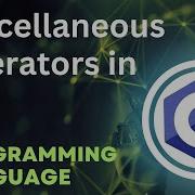 Miscellaneous Operator In C Tutorial 12 CodingWill Ritik