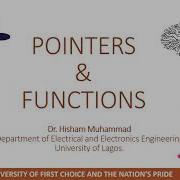 Pointers Functions In C