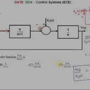 GATE 2014 ECE Передаточная функция системы с входным сигналом X2 T
