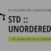 Std Unordered Set In C