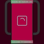 Making Instagram Logo Using Python Turtle Shorts Trending Coding