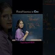 Friend Function In C Cpp Friendfunction Oopsincpp Prishu Happycoding Cppwithprishu