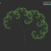 Fractal Tree Recursion Example