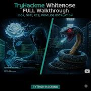 Полное прохождение TryHackMe Whiterose Эксплойт IDOR SSTI для RCE Python
