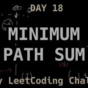 Minimum Path Sum LeetCode Day 18 Challenge