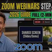 Zoom Webinars Step By Step Tutorial 2026 2 Min Guide