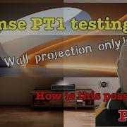 Обзор Hisense PT1 потрясающая картинка прямо на стене Экран без ALR