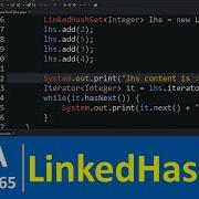 Java Tutorial 65 Java LinkedHashSet Class With Examples Set Data Structure