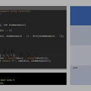 1 Sum Of Array Elements Using Recursion Tr