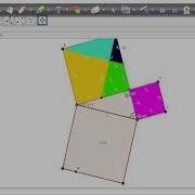 Pythagorean Theorem By Geogebra