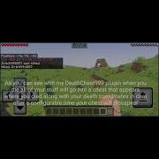 Never Lose Your Gear Again DeathChest999 Minecraft Plugin Showcase Plugins Showcase