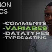 Python Basics For Beginners Comments Variables Identifiers Data Types Type Casting