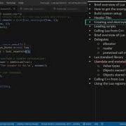 Учебное пособие Использование Lua с C