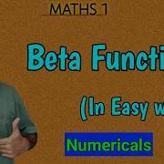 Beta Function Numericals Concept Maths 1 Mathematics